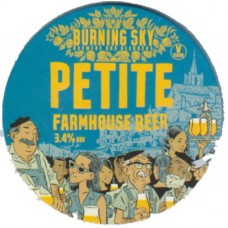 Burning Sky Brewers Petite Farmhouse Beer 3.4% Tap Clip